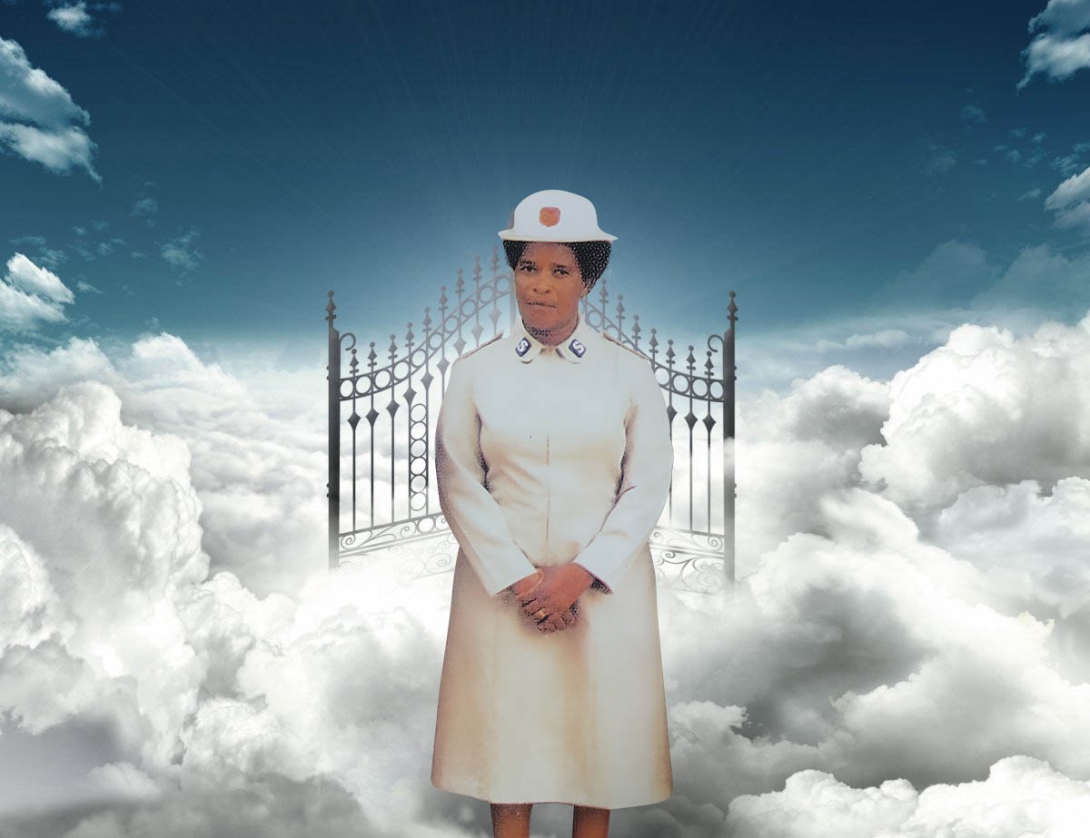 "The grandmother who taught me that every stitch is a sentence in a language no dictionary can hold"