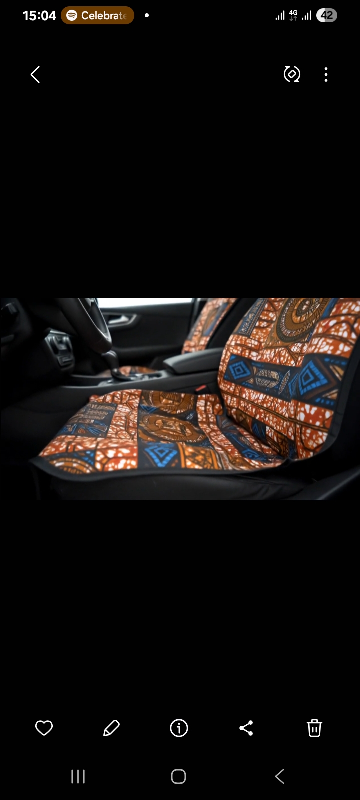 BZ Ankara seat cover set